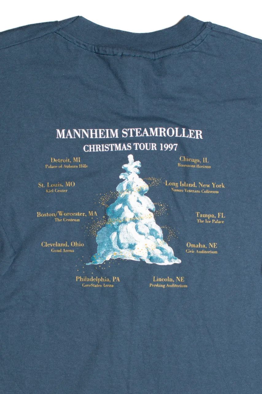 1997 Mannheim Steamroller Christmas Tour T-Shirt 8512