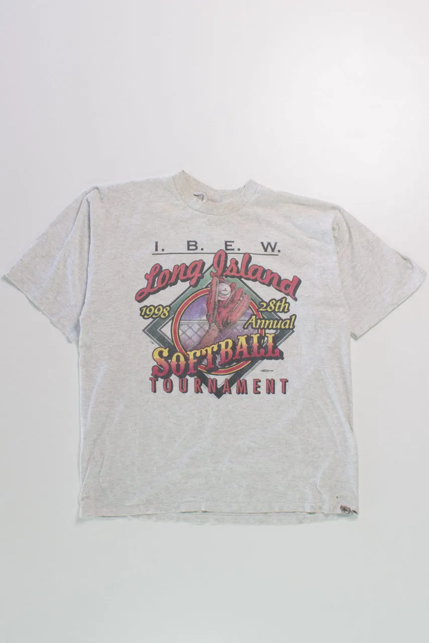 1998 Long Island Softball Single Stitch T-Shirt