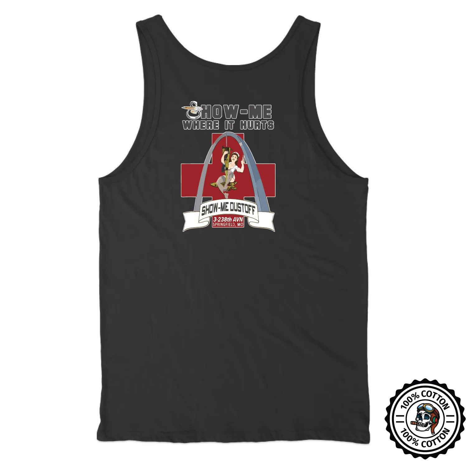 3-238 MedEvac “Show-Me Dustoff” V2 Tank Tops