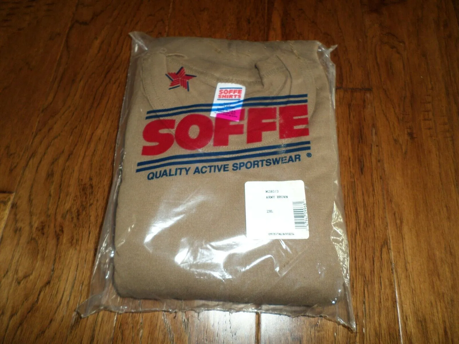 3 PACK MILITARY BROWN UNDER SHIRTS XX-LARGE T-SHIRTS NEW IN BAGS USA MADE SOFFE