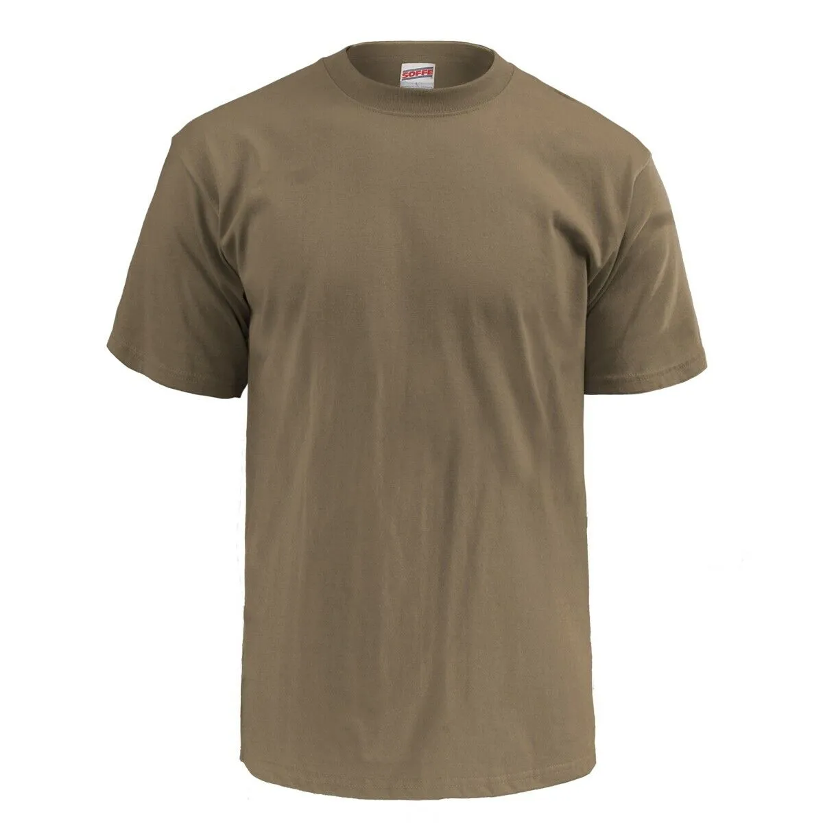 3 PACK MILITARY BROWN UNDER SHIRTS XX-LARGE T-SHIRTS NEW IN BAGS USA MADE SOFFE