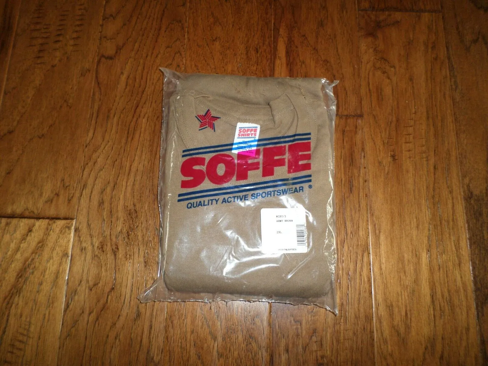 3 PACK MILITARY BROWN UNDER SHIRTS XX-LARGE T-SHIRTS NEW IN BAGS USA MADE SOFFE
