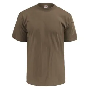 3 PACK MILITARY BROWN UNDER SHIRTS XX-LARGE T-SHIRTS NEW IN BAGS USA MADE SOFFE