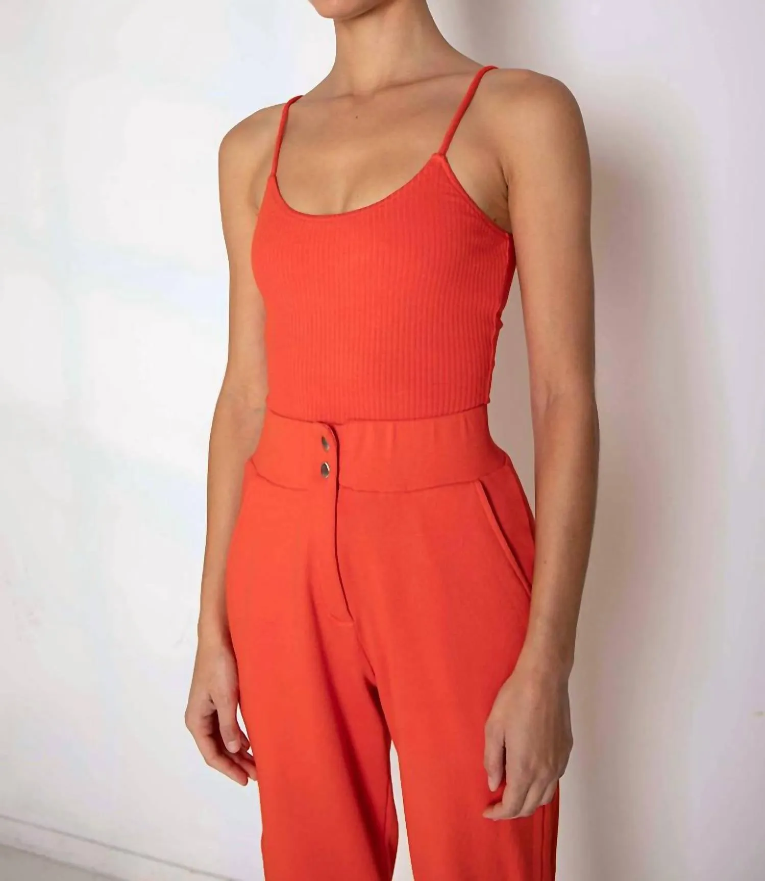 Alloy Rib Rope Tank Top
