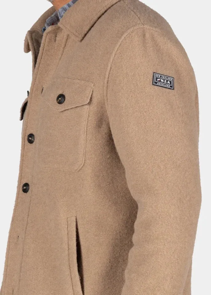 Blouson NZA marron en laine