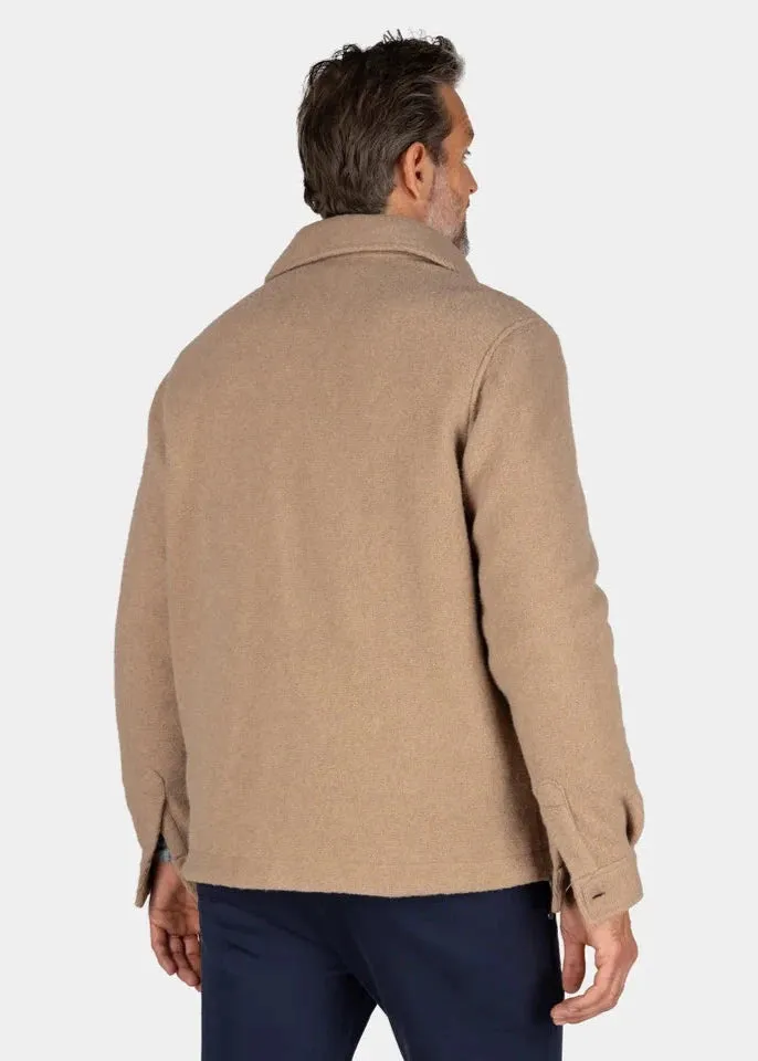 Blouson NZA marron en laine