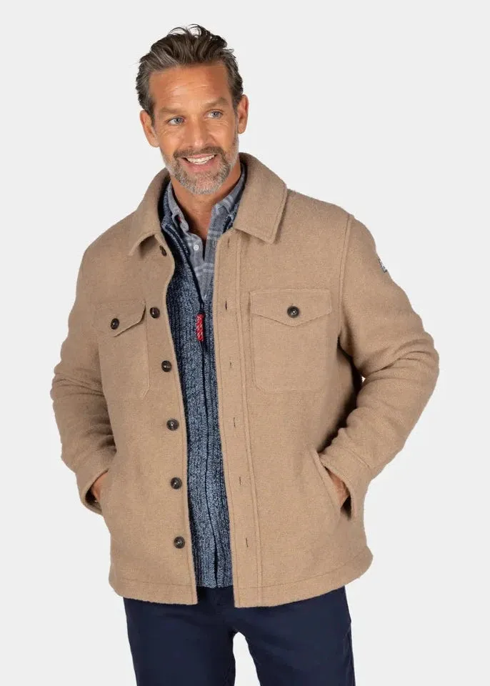 Blouson NZA marron en laine