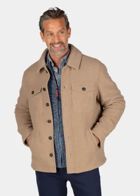 Blouson NZA marron en laine