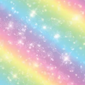 Diagonal Rainbow 1 mil PUL Fabric - Made in the USA