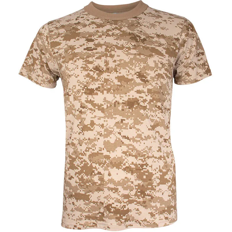 Digital Desert Camouflage T-Shirt Marine Corps Camo Pattern Combat Tee