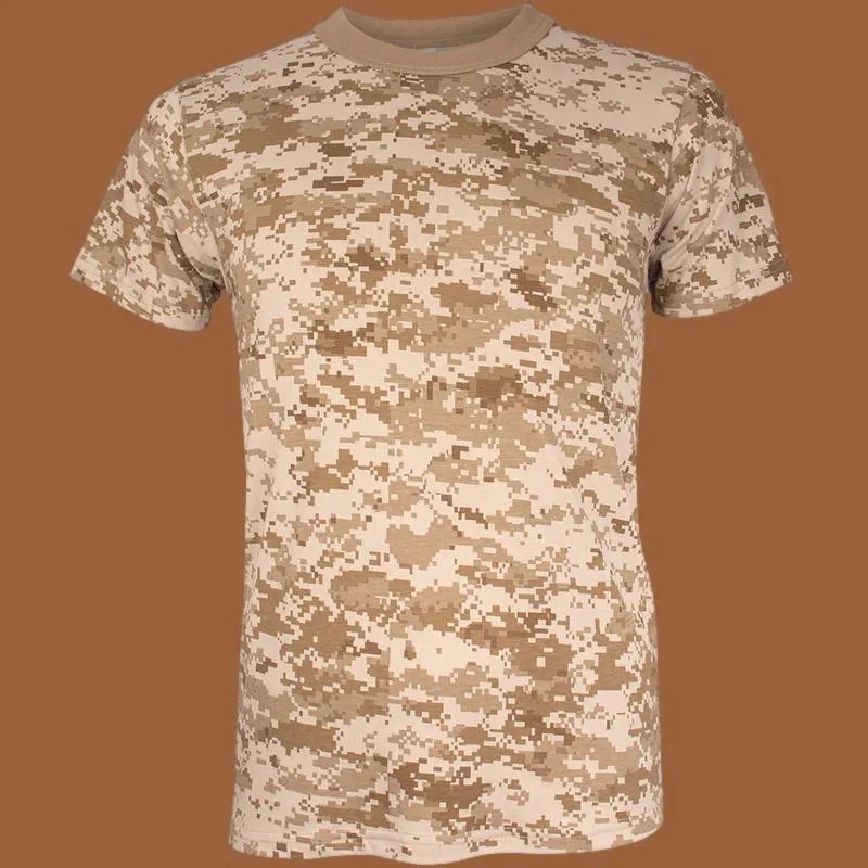 Digital Desert Camouflage T-Shirt Marine Corps Camo Pattern Combat Tee
