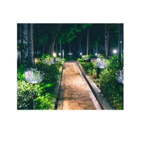 Honche Round Solar Outdoor Firework Lights | Raincoats| For Weddings| Gardens| Trails| Decorations | Color Colorful