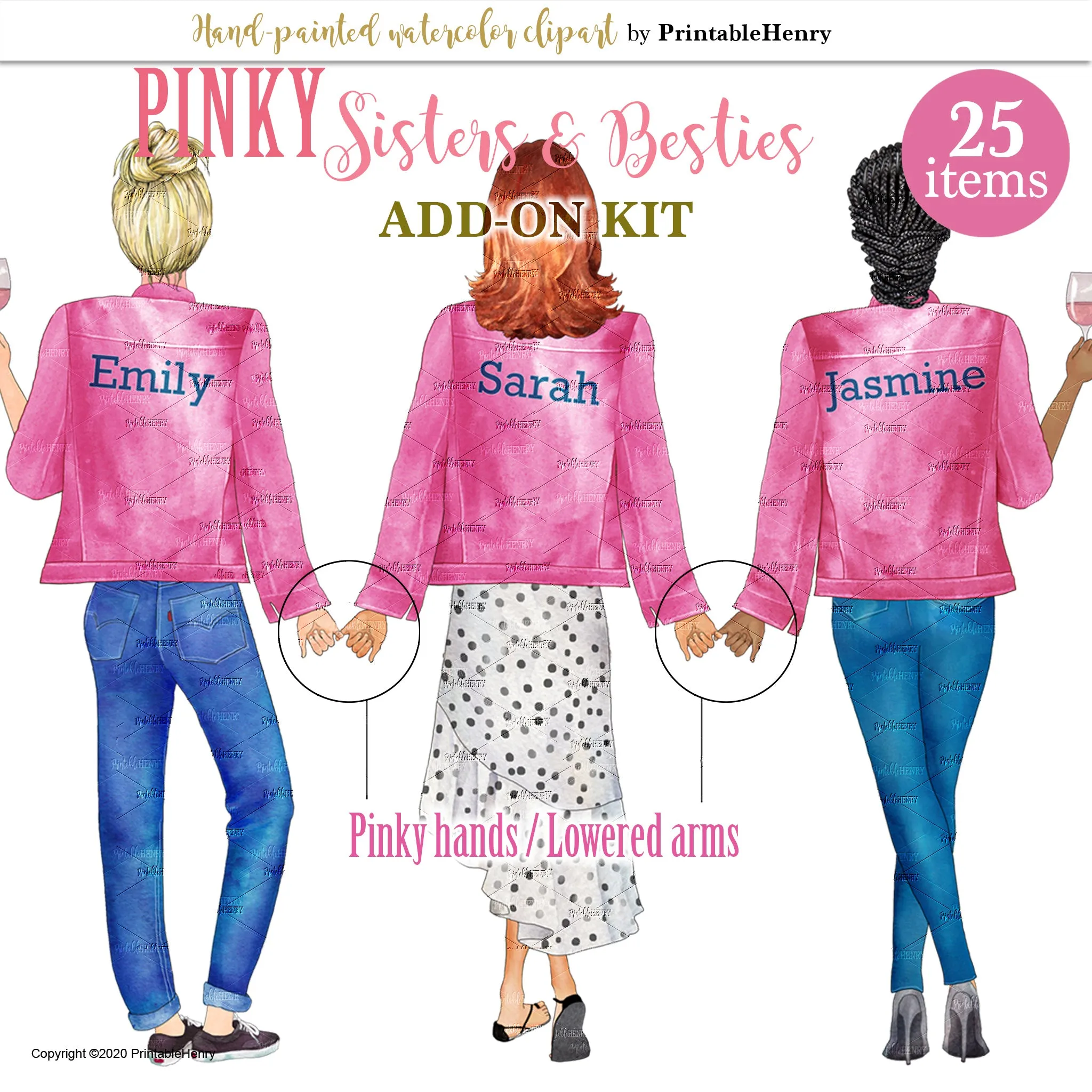 Pink Jackets Add-On kit
