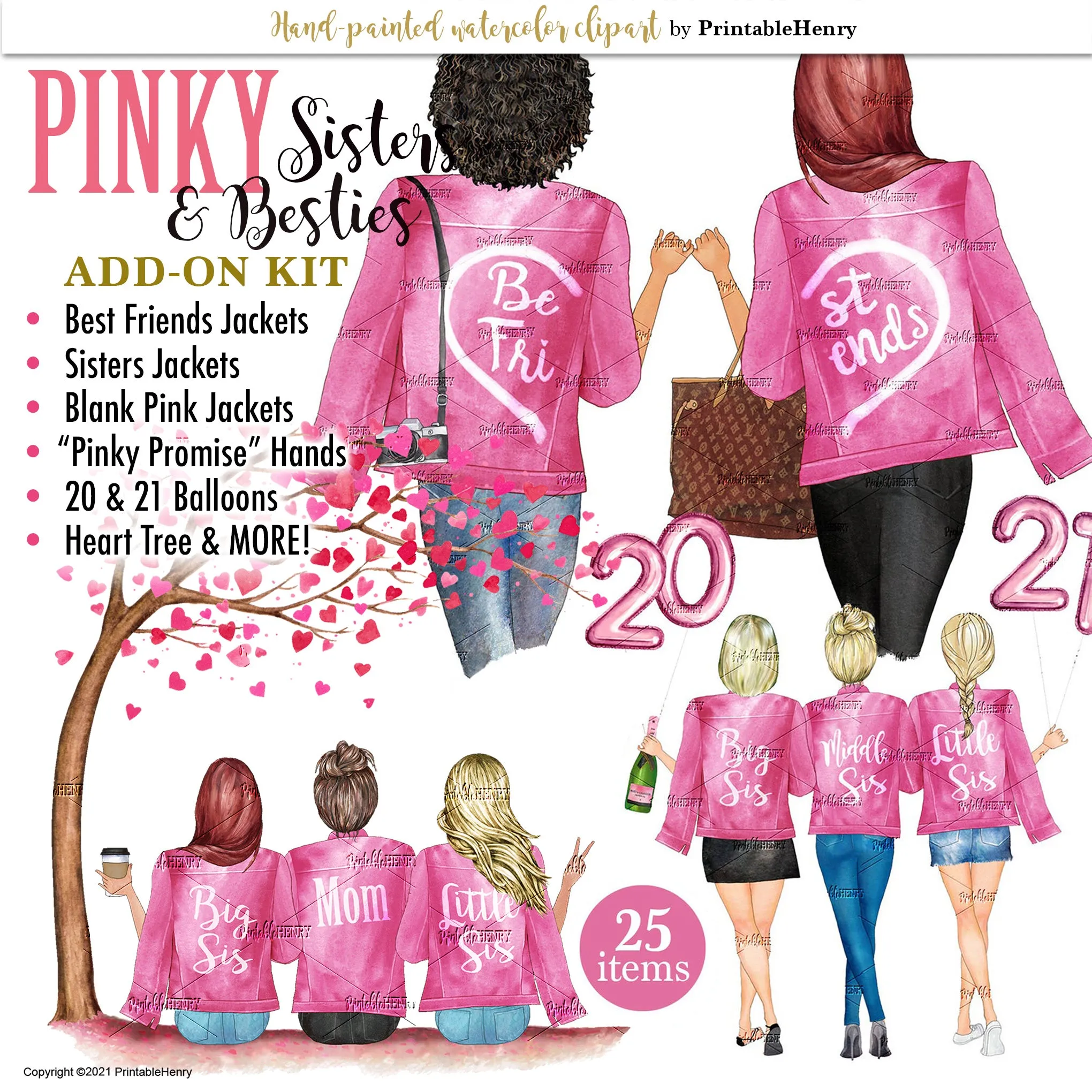 Pink Jackets Add-On kit