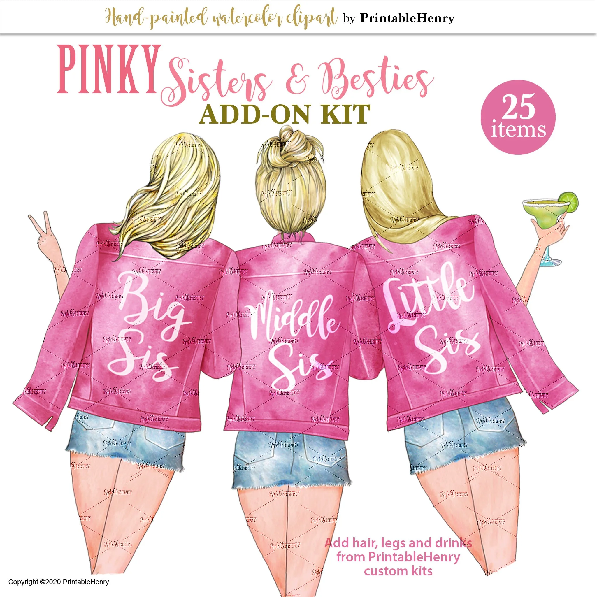 Pink Jackets Add-On kit