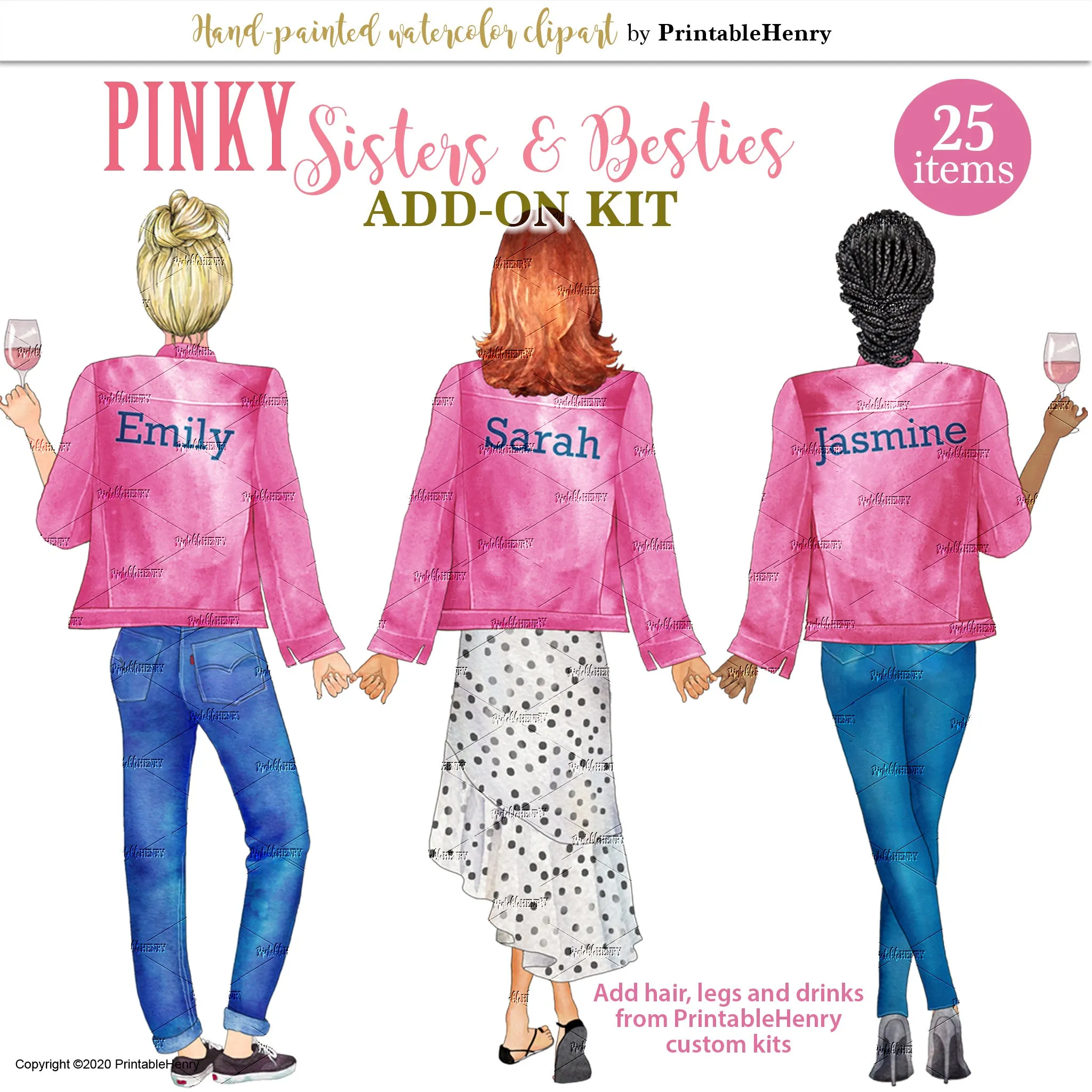 Pink Jackets Add-On kit