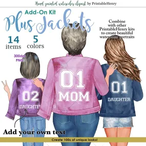 Plus Besties Jackets Add-On clipart