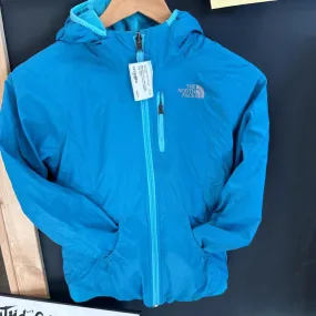 The North Face- Fleece lined wind blocker jacket- MSRP $: Teal -children-LG Y